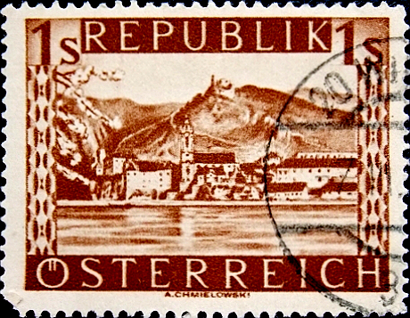 Австрия 1946 год . Дюрнштайн (Нижняя Австрия) . 1 s . Каталог 1,0 €.